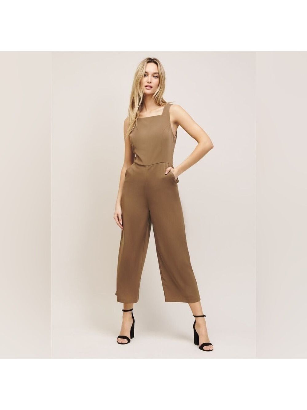 Dynamite Dakota Tie Back Jumpsuit XL - Picture 2 of 15